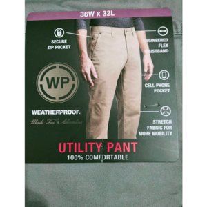 WP WeatherProof Utility Pant, Charcoal Grey, Size 36W x 32L